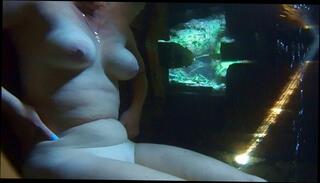 Watch the video about Shooting underwater in a hot spring