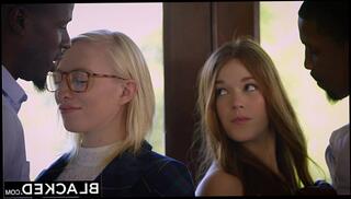 Watch the video about BLACKED Redhead Kimberly Brix First Interracial Threesome