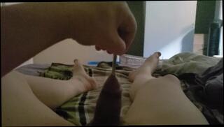 Video 1064179303: fetish solo, toy sounding urethral fetish, solo amateur trans, fetish brunette toying, fetish italian