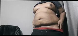 Video 1621823141: chained gagged, trans cums hard, femme trans, breasts love, adorable cock, fat cock, hd shemale