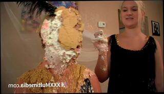 Video 1076016405: lesbian blondes masturbation, lesbian wet, lesbian smoking, wet pie, pie face