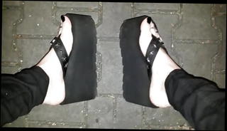 Video 1567001971: sexy shemale feet, sexy feet amateur, sexy hot feet, feet outdoors