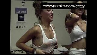 Watch the video about Chicks go wild on the Beach