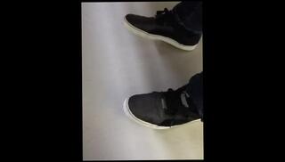 Video 829377203: candid feet shoeplay, feet solo, amateur solo male, solo amateur young, socks shoeplay, old feet