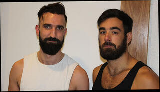 Video 1540915904: threesome together, gay sex hunk, amateur gay hunks, bearded amateur, very amateur, fucking