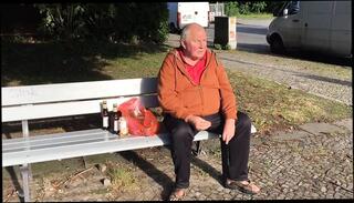 Video 261704001: gay grandpa, grandpa daddy, fat grandpa, grandpa outdoors, gay park