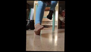 Watch the video about Boots nylon feet fetish