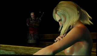 Watch the video about Witchers 3 Kierra Nude Bath Scene
