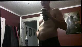 Video 917710403: amateur webcam solo, male solo webcam, whipped cream, solo belly, amateur stuffed