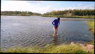 Video 1108964801: gay crossdresser, crossdresser beach, crossdresser outdoor, gay locker