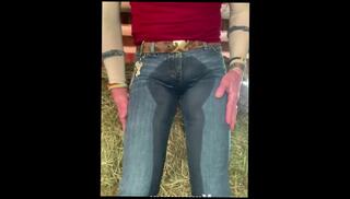 Video 1597282493: pissing peeing fetish, solo pee fetish, amateur femboy solo, solo male piss, male pov pee, pee jeans wetting, male pissing pants