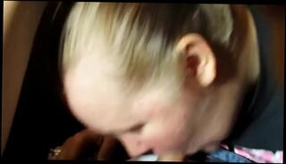 Watch the video about Bbw blond swallows hot cum
