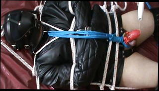 Video 1541050901: bondage slave domination, master dominate slave, gay domination slave, bondage slave training, cbt massage, leather master slave, slaves big cock, slave couple, hungarian couple