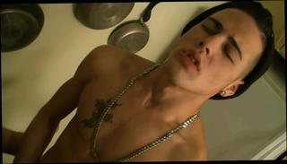 Video 901120501: skinny couple, skinny gay, takes jizz