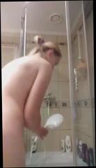 Video 1439805601: gf girl, straight girl, gf taking shower, wife taking shower, girls bathroom