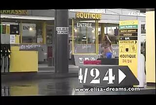 Watch the video about Nude in public under my transparent raincoat