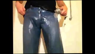 Video 1095927555: skinny gay, tight skinny jeans, wet skinny, gay shower, gay clothes