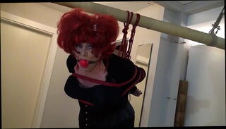 Video 787206775: bondage gagged, shemale gagging
