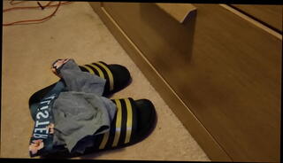 Video 1217876155: vore feet, barefoot feet, gay vore, gay alien, bed gay