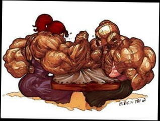 Video 11401801: cartoon muscle, straight women, amazon women