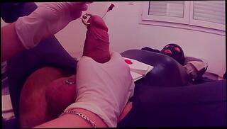 Video 652721585: latex bondage, latex bdsm, bondage piercing, cock first time