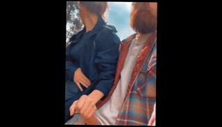 Video 1576960623: submissive cum, public submission, friend submissive, amateur handjob cum, amateur masturbating cumming, public park cum