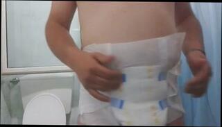 Video 122321001: gay diaper, diaper man, spanking part 1