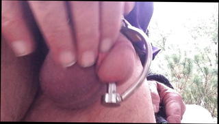 Video 1007857801: cock cage, gay cock masturbation, gay outdoor masturbation, small cock masturbation, cock gay public, small cock sounding, cock hd