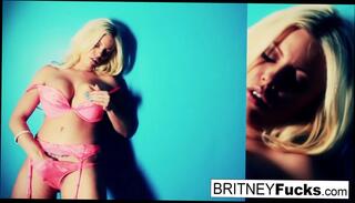 Watch the video about Britney's Blue Wall Masturbation
