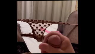 Video 1445334525: cock wank cum, panty wank cum, wanking cumming hard, stockings cums hard, brown cum