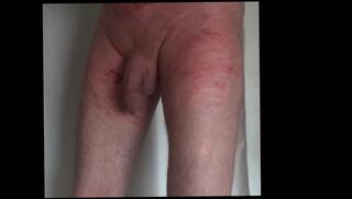 Video 820966601: anal punishment, gay punishment, skinny anal, self punishment, punished hard, whipping, cock cum, cum belly, thigh