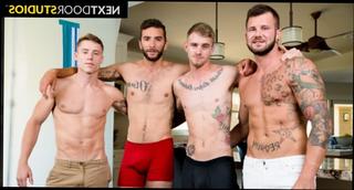 Video 1577659924: gay threesome bareback sex, muscle threesome bareback, gay bareback hunk, gay bareback group sex, gay bareback big cock, hunk compilation, best sexy