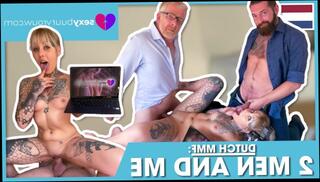 Watch the video about My first ASS FUCK threesome with two men