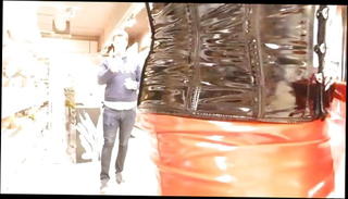 Video 1253356601: outdoor latex fetish, bisexual fetish, public nudity nude, amateur public nudity, straight bisexual, latex high heel boots, pissing