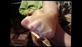 Video 412952585: nylon feet