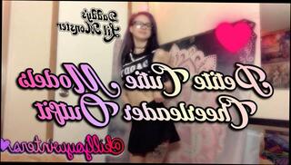 Video 1164241103: tiny cheerleader, cheerleader solo, tiny tits sexy, tiny tits amateur, tiny tits petite, small tits cheerleader, cute tiny tits, sexy lingerie solo, sexy solo female, petite model, model cutie