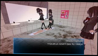 Video 1355128505: 3d game facesit, 3d anime game, 3d game femdom, 3d toons, urinal slave, feet facesitting, trampling facesitting, pee drinking, bathroom pee, shoe slave