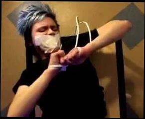 Video 103517301: bound gay twink, gay twink bdsm, twink gay emo boy, man twink boy, gagged struggles