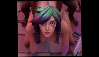 Watch the video about Splatterella Blacked Hard