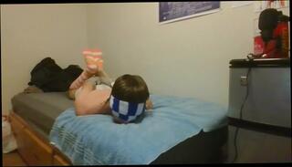 Video 1479868103: hogtied ball gagged, bound gay twink, gay twink feet, gay twink bondage, solo amateur twink, bondage sock gag, gay male feet