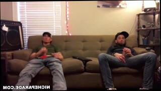 Video 1279942503: str8 guy jerks, gay str8 guys, straight str8, str8 cumshots, amateur str8, str8 guy jacking, straight guy masturbating gay, two straight guys, couch jerking