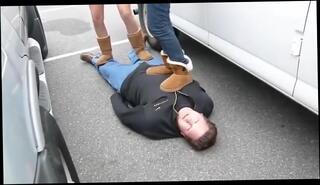 Video 987364104: amateur foot fetish, amateur double, double trampling