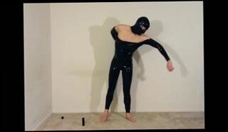 Video 159511001: latex masturbation, gay latex, latex amateur, masturbating part 1