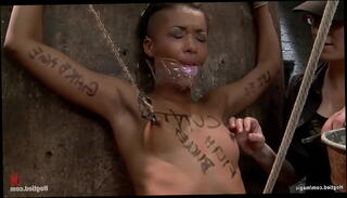 Video 1284935165: claire adams, bdsm rope bondage, bdsm slave punishment, lesbian rope bondage, bdsm slave gagged, bdsm fetish slave, lesbian slave toyed, rope hogtie, gagged ebony slave, bondage rope tied, rough rope bondage, lezdom punishment, ebony interracial lesbian, hogtied ass, ebony slave skin, bizarre bondage, slim ass