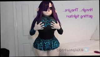 Video 1576860913: inflation expansion, inflation fetish, breast inflation, amateur fetish, spandex fetish, cosplay fetish