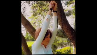 Video 1595690455: bdsm rope bondage, shemale tranny sissy dildo, bondage rope tied, bondage blowjob anal, cute sissy shemale, dildo anal insertion, public anal dildo, shy sissy