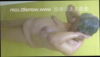 Video 1069128701: milf cougar granny, straight milf, asian chinese granny, granny takes shower