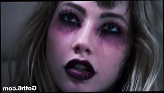 Watch the video about Hell yeah! Goth teen nympho Ivy Wolfe goes CRAZY!