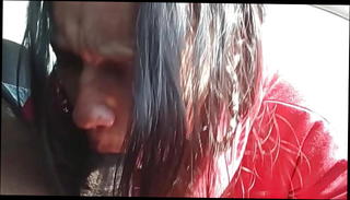 Video 1566306271: girl blows, blowing straight, street chick, car girl, blow outdoor, blow public, girl picked