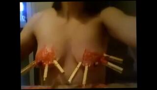 Video 166957404: amateur bdsm slave, tits